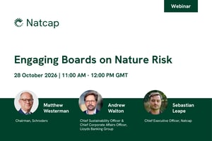 Engaging Boards on Nature Risk